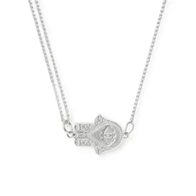 Hand of Fatima Pull Chain Necklace