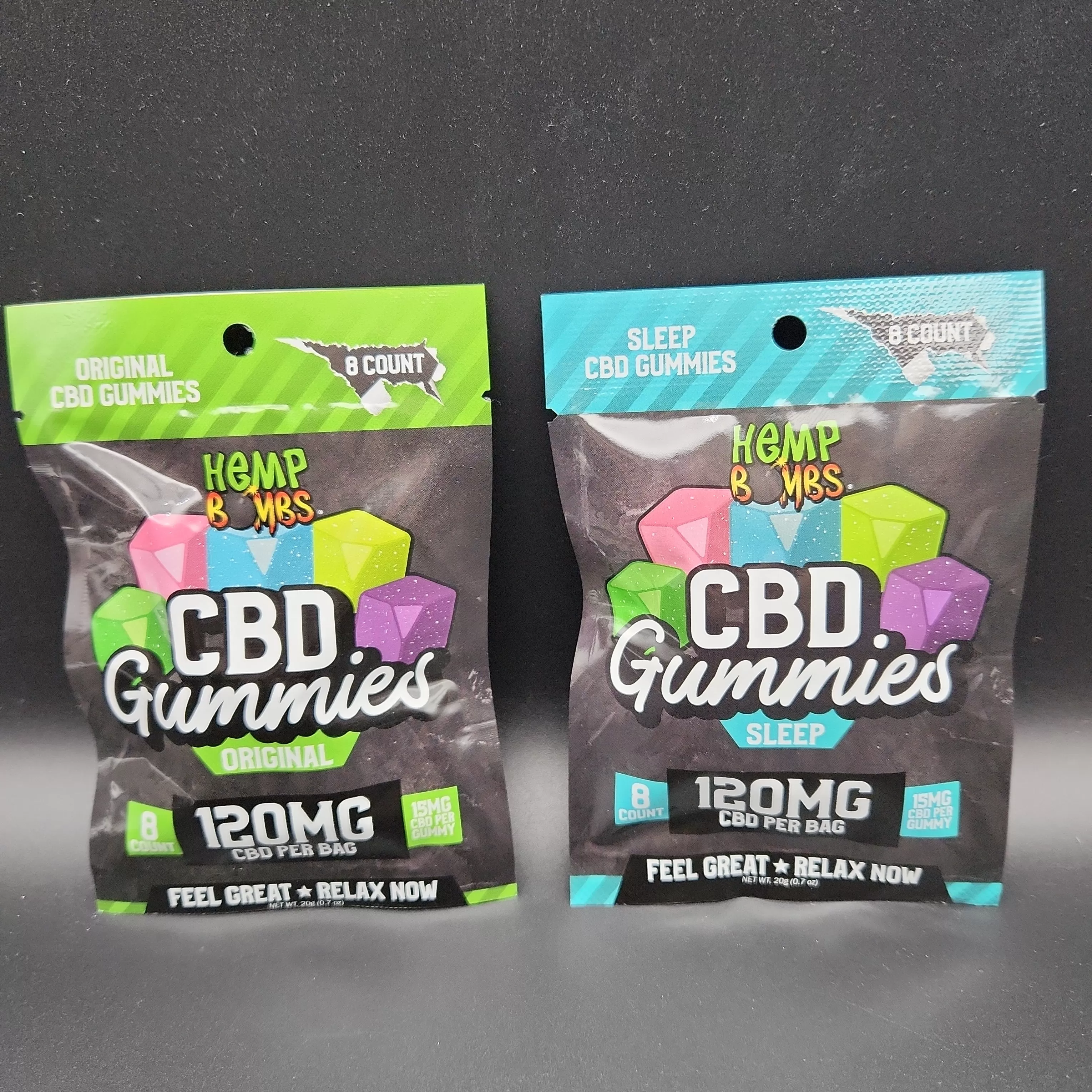 Hemp Bombs - 15mg CBD Gummies 8ct