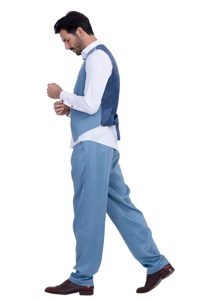 Indigo Blue Men's Tango Outfit