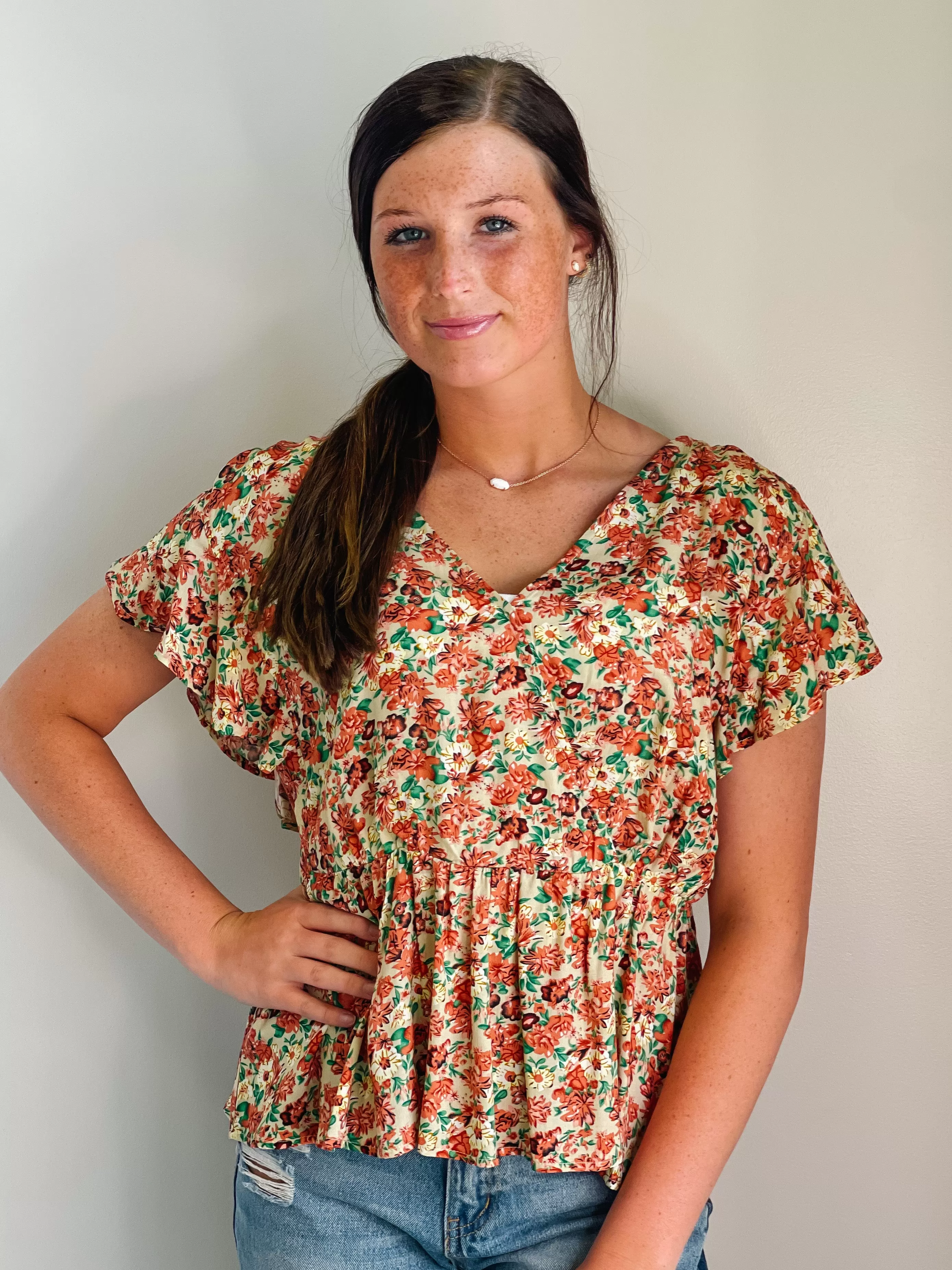 Isla Floral Baby Doll Top