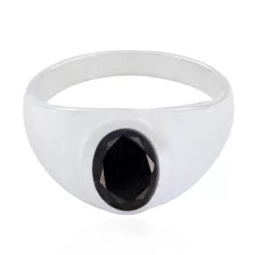 Jaipur Gemstone Black Onyx 925 Sterling Silver Rings Highest Seller