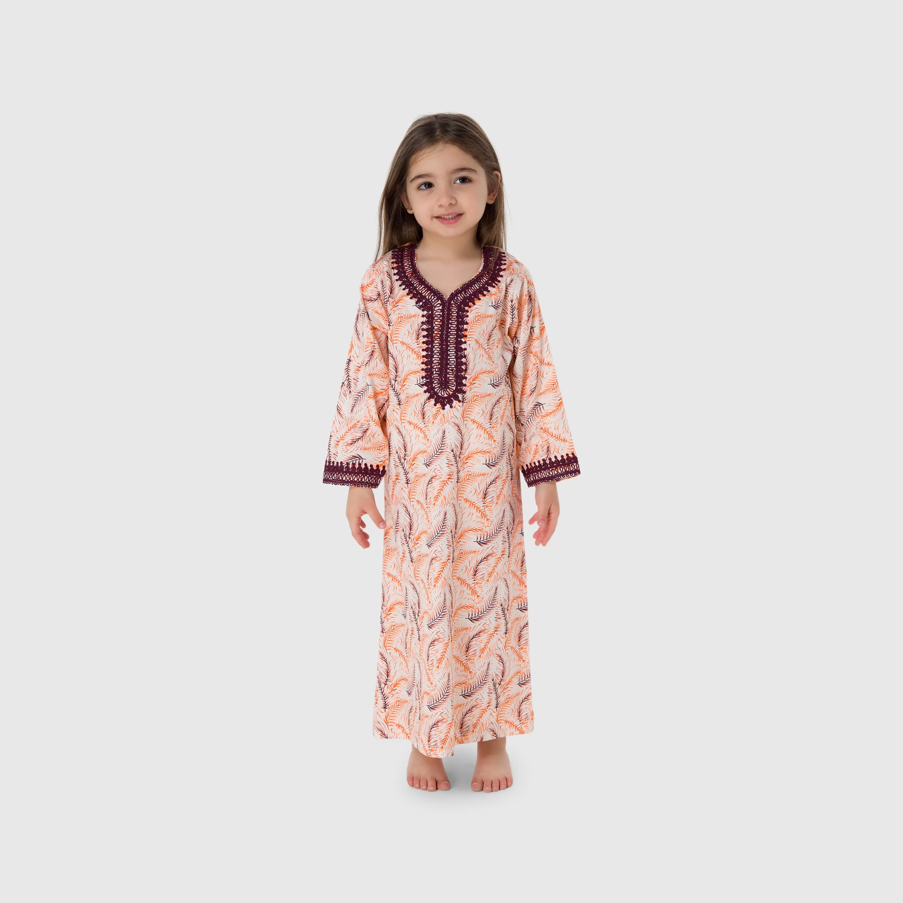 Jalabiya Sahar Collection - Orange