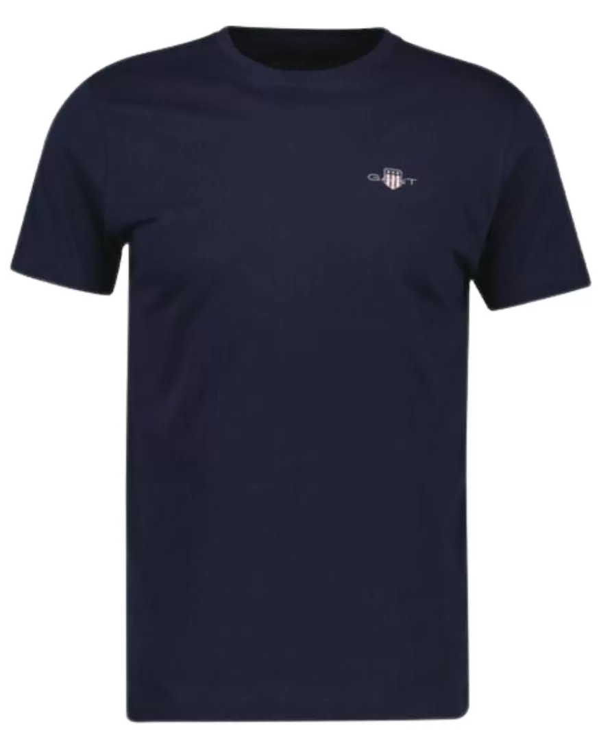 Jersey T-Shirt & Shorts Pyjama Set, Navy