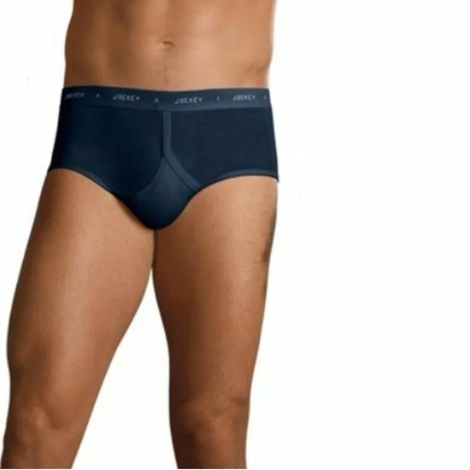 Jockey Navy Y-Front Mens Underwear Briefs Brief Largest Plus Size 34 36 38 40