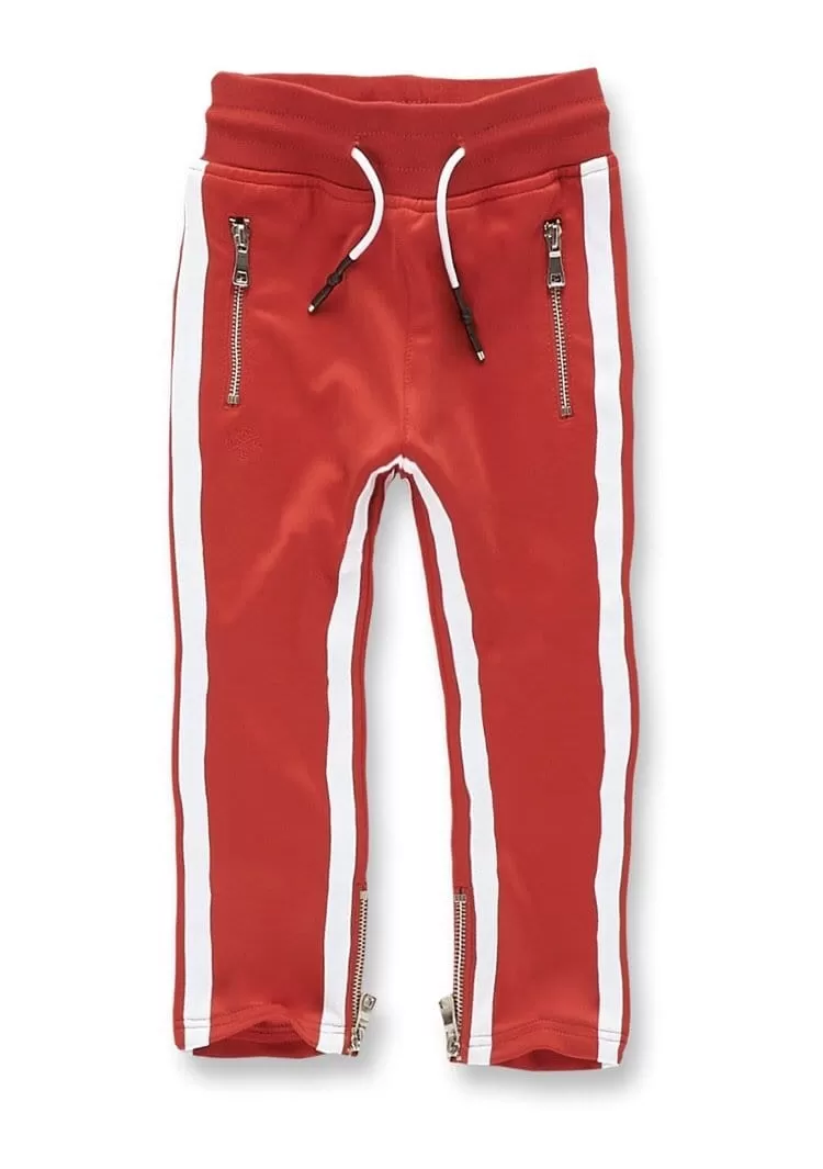 KIDS JORDAN CRAIG OXFORD TRACK PANTS - RED - 87333K