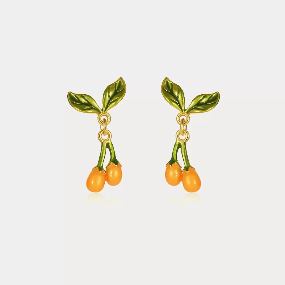 Kumquat Earrings