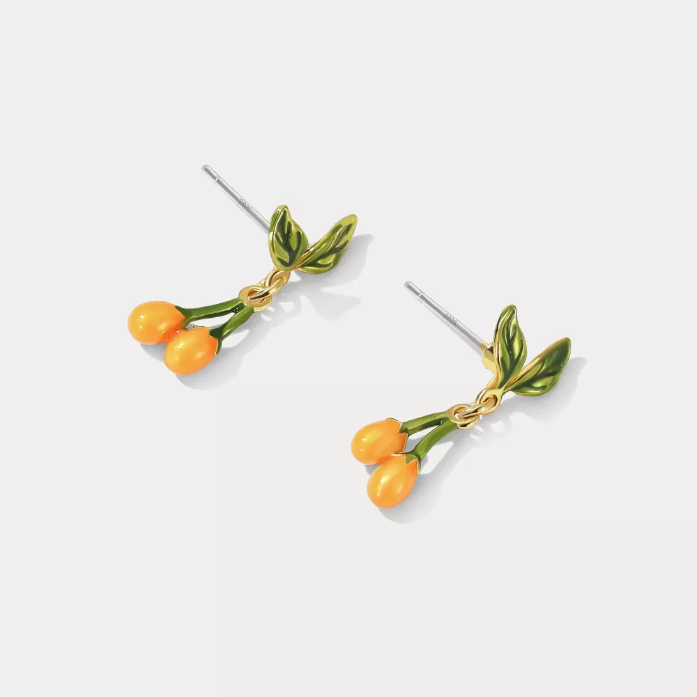 Kumquat Earrings