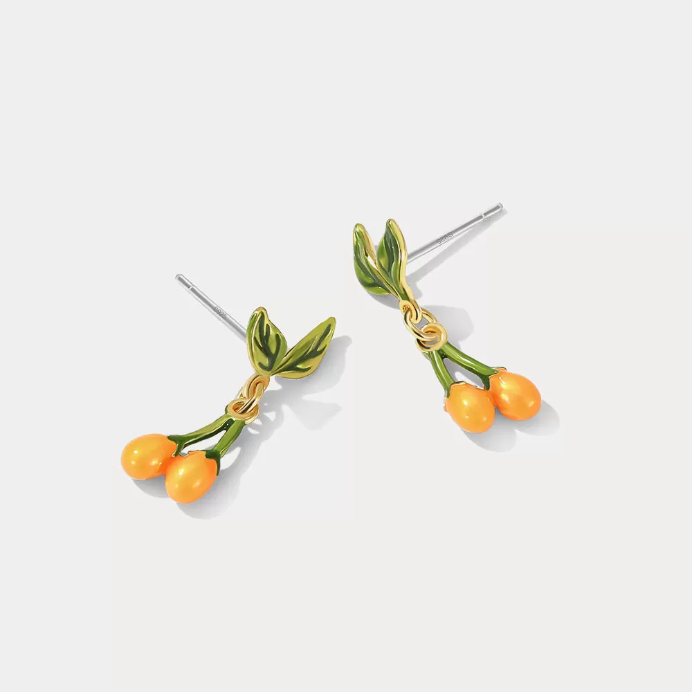 Kumquat Earrings