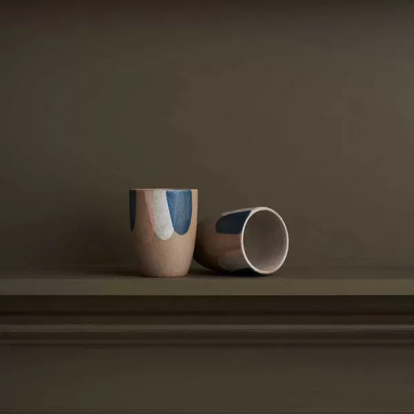 Latte Cup 2 Pack - Blue Tate