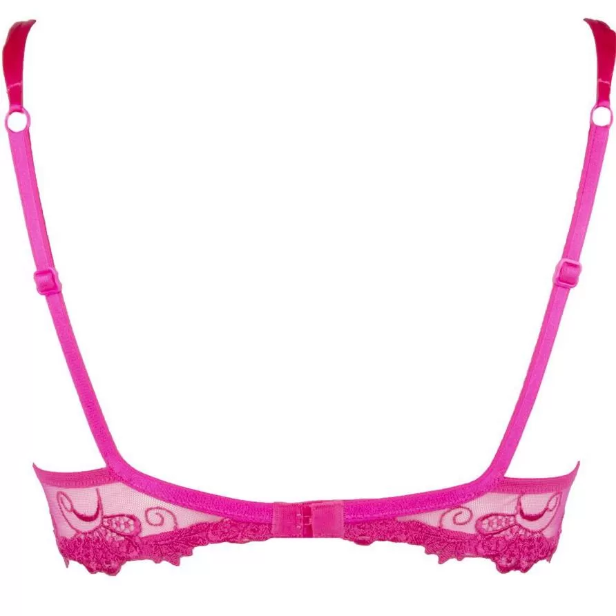 Lise Charmel Dressing Floral Lace Bra in Magenta ACC3088