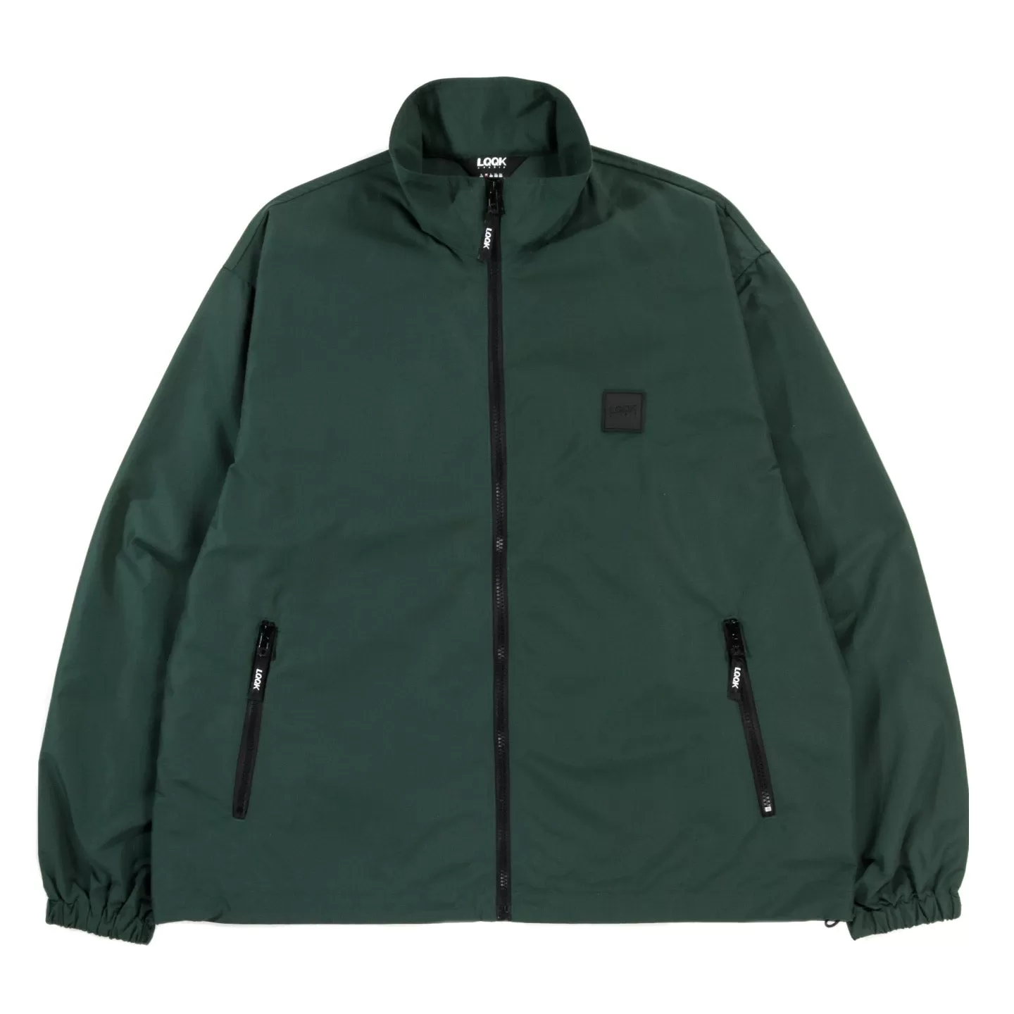 LQQK STUDIO NYLON TRACK JACKET GREEN