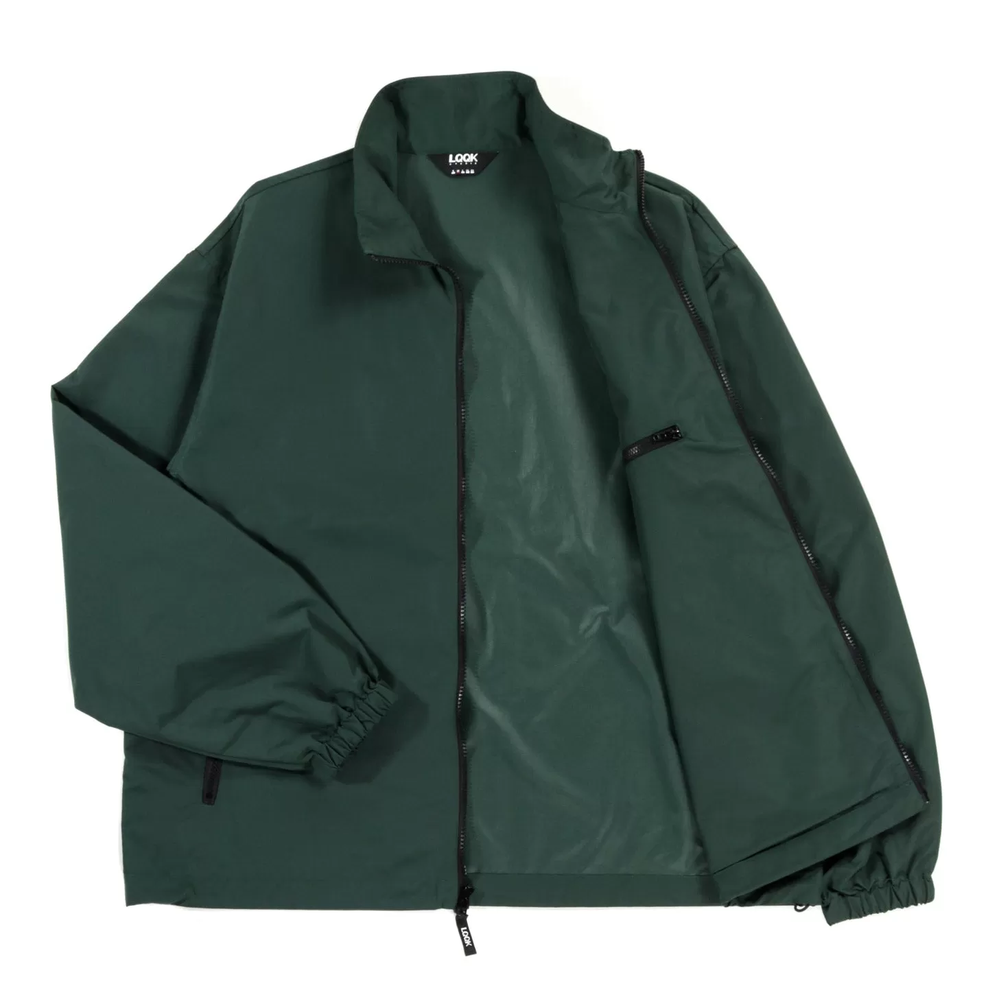 LQQK STUDIO NYLON TRACK JACKET GREEN