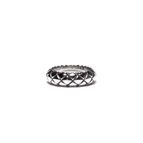 MAPLE QUILTED BAND RING SILVER 925