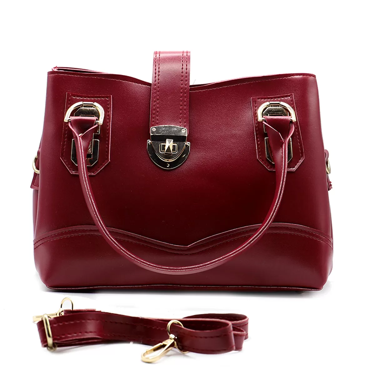 Maroon Casual Hand Bag P01865