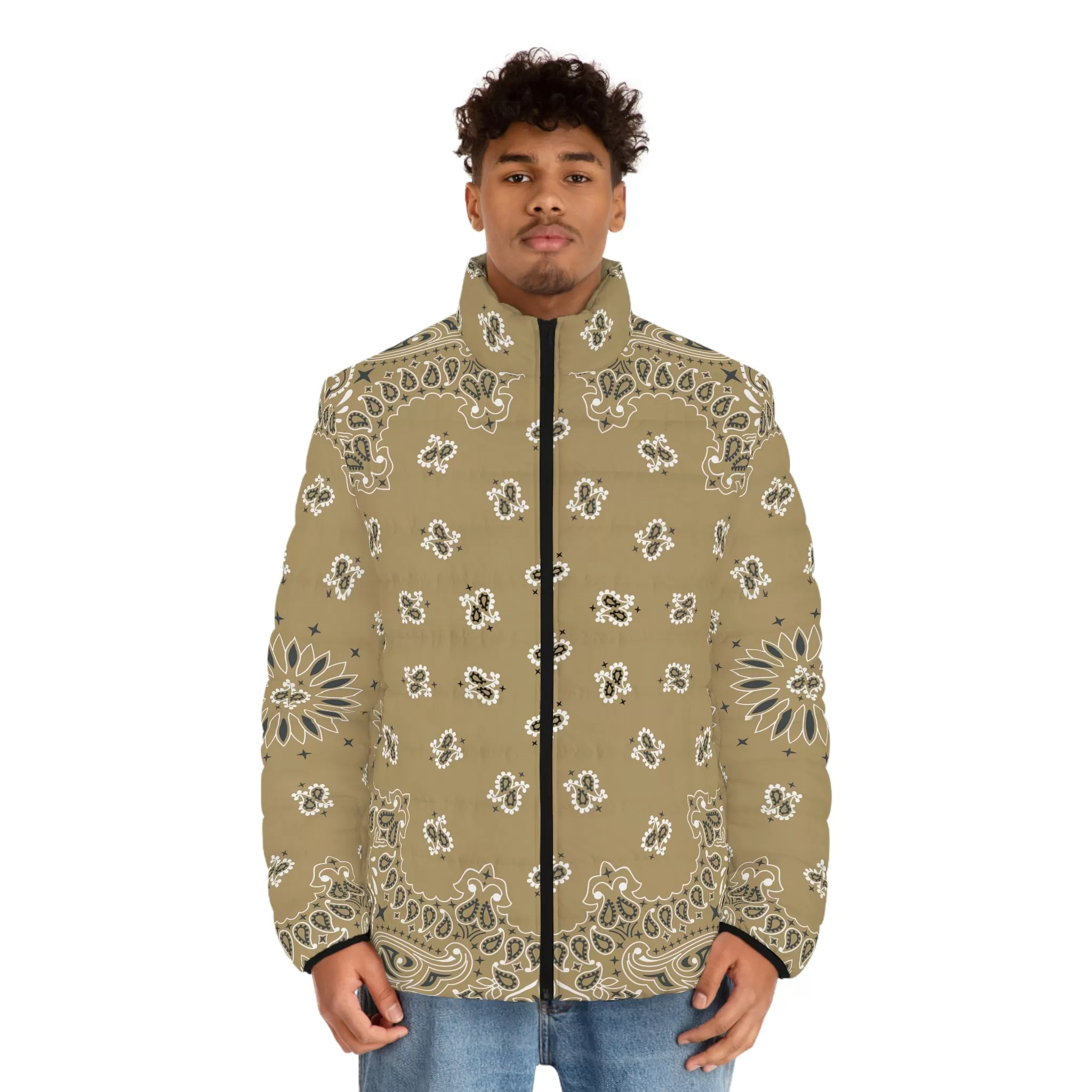 Men's Puffer Jacket (AOP)