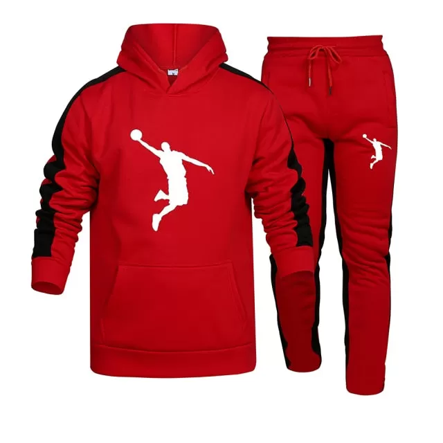 Men's Sportswear Hoodies Suit