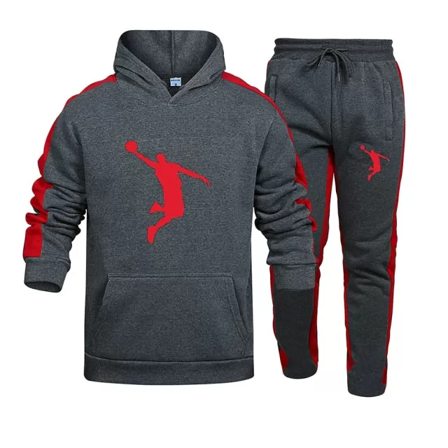 Men's Sportswear Hoodies Suit