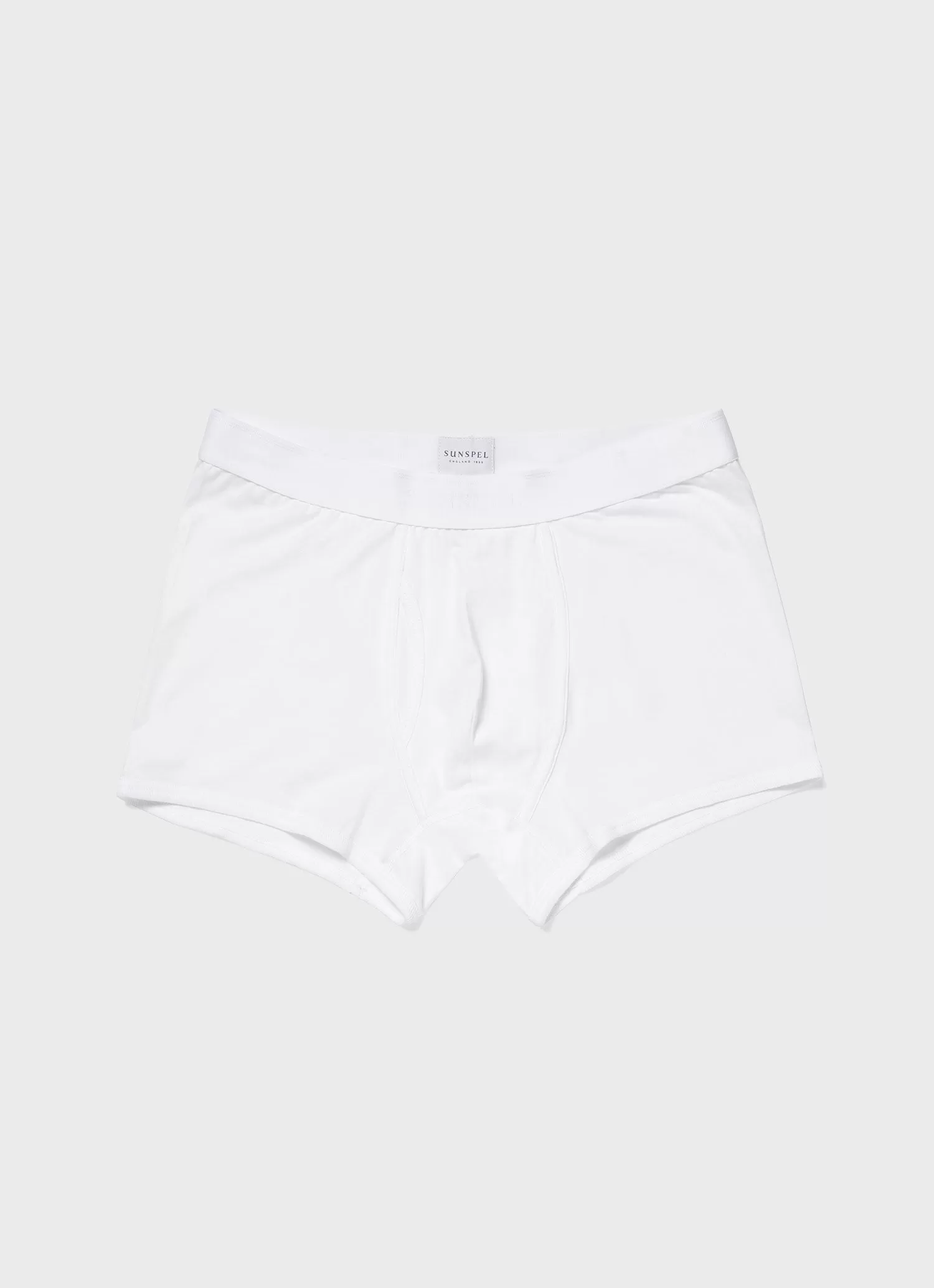 Men's Superfine Cotton Trunks in White