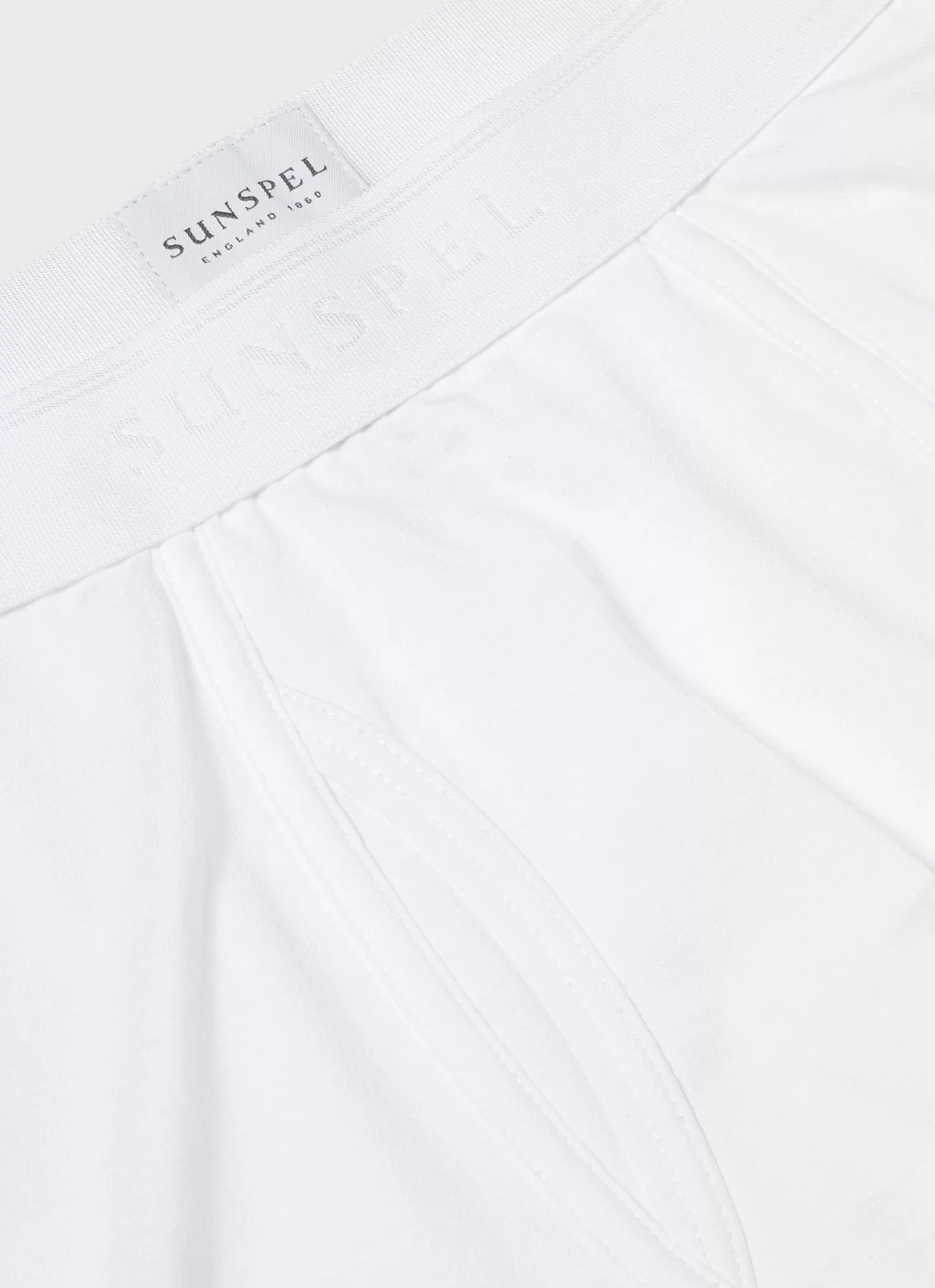 Men's Superfine Cotton Trunks in White