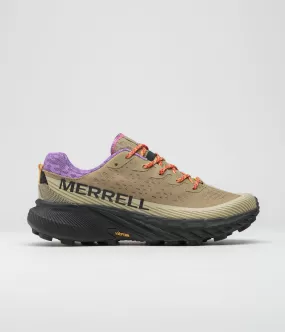 Merrell Agility Peak 5 Shoes - Khaki / Dewberry