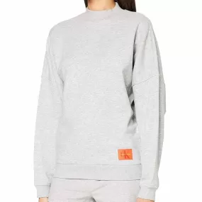 Monogram Pyjama Top, Grey Heather