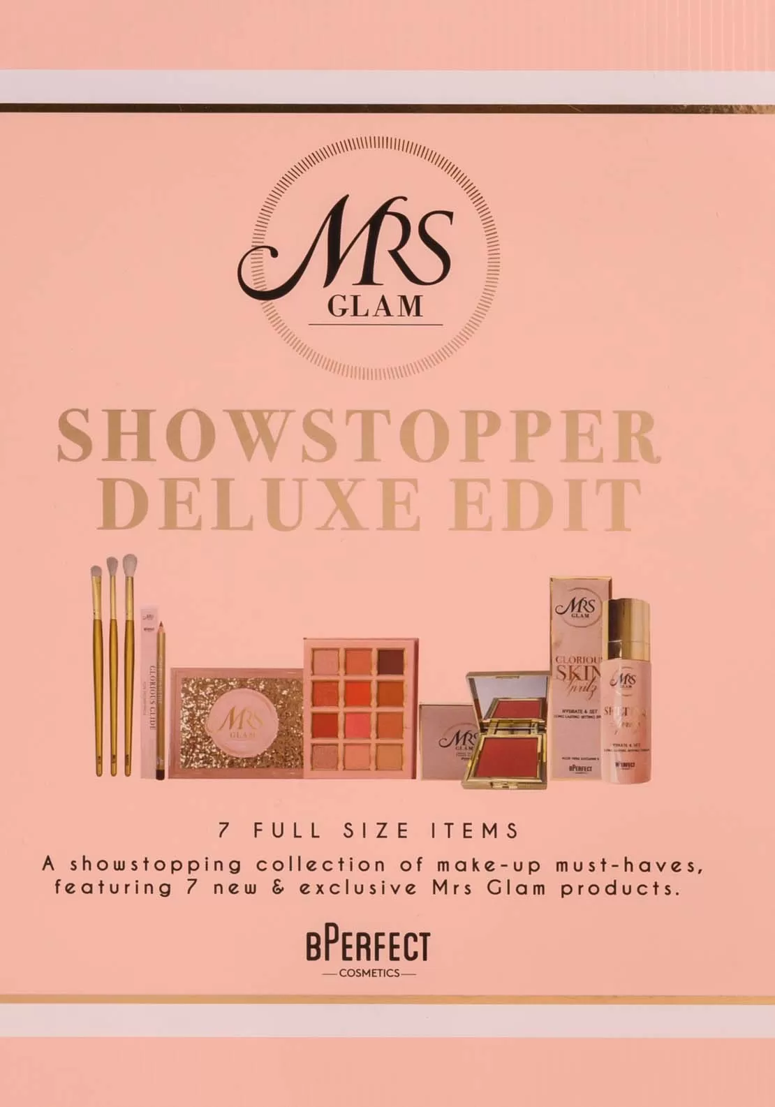 Mrs Glam - The Showstopper Cosmetic Edit