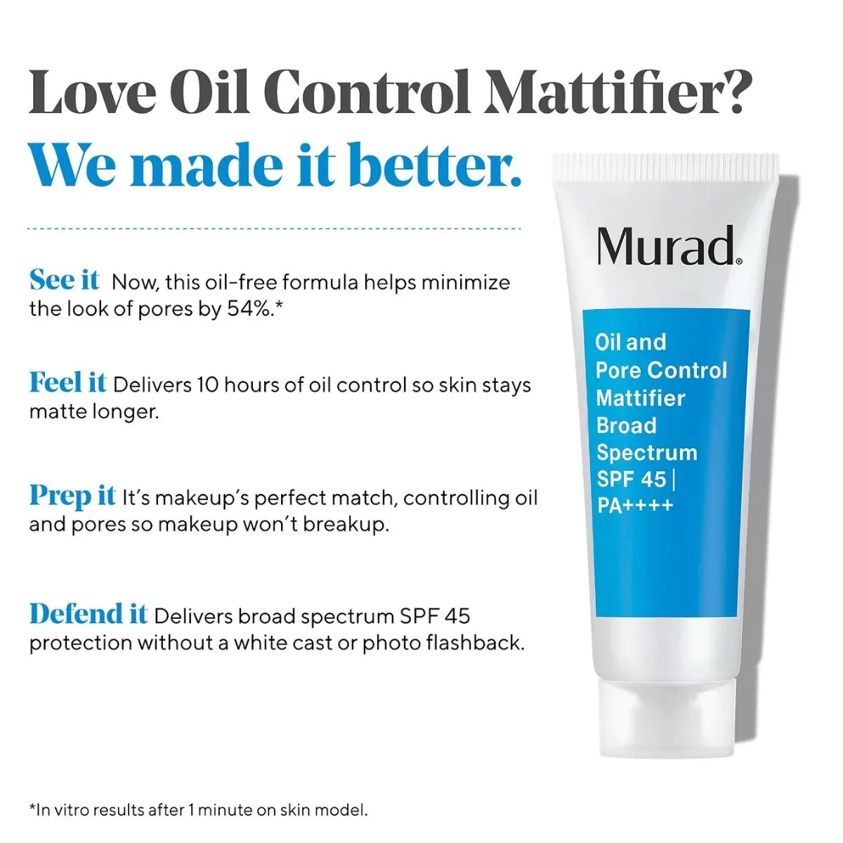 Murad | Oil and Pore Control Mattifier SPF45 50ml