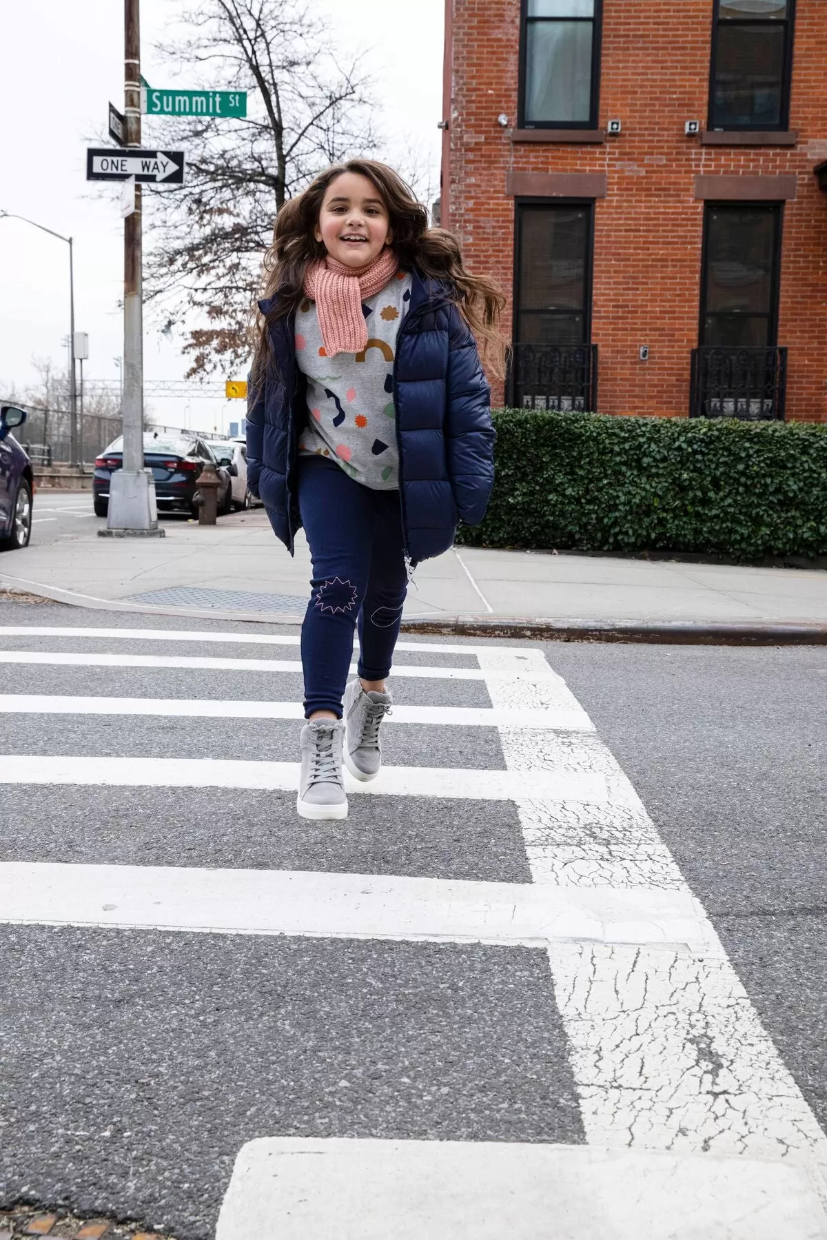 Navy Puffer Jacket