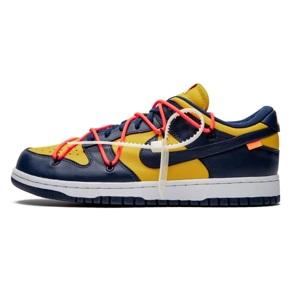 Nike Dunk Low Off-White University Gold Midnight Navy