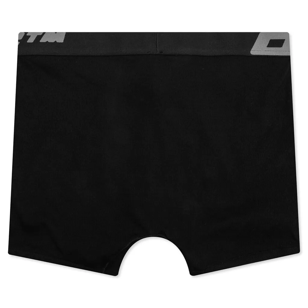 Off-White c/o VIrgil Abloh Industrial Tripack Boxer - Black/Melange Gray