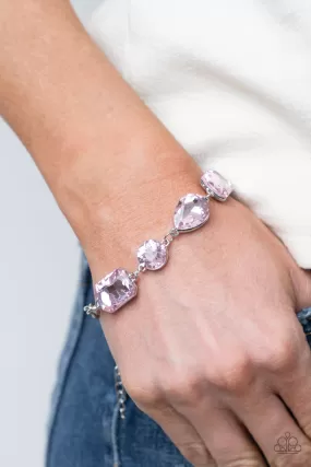 Paparazzi Accessories - Cosmic Treasure Chest - Pink Bracelet