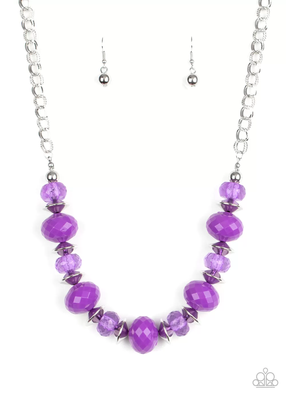 Paparazzi Accessories - Hollywood Gossip - Purple Necklace