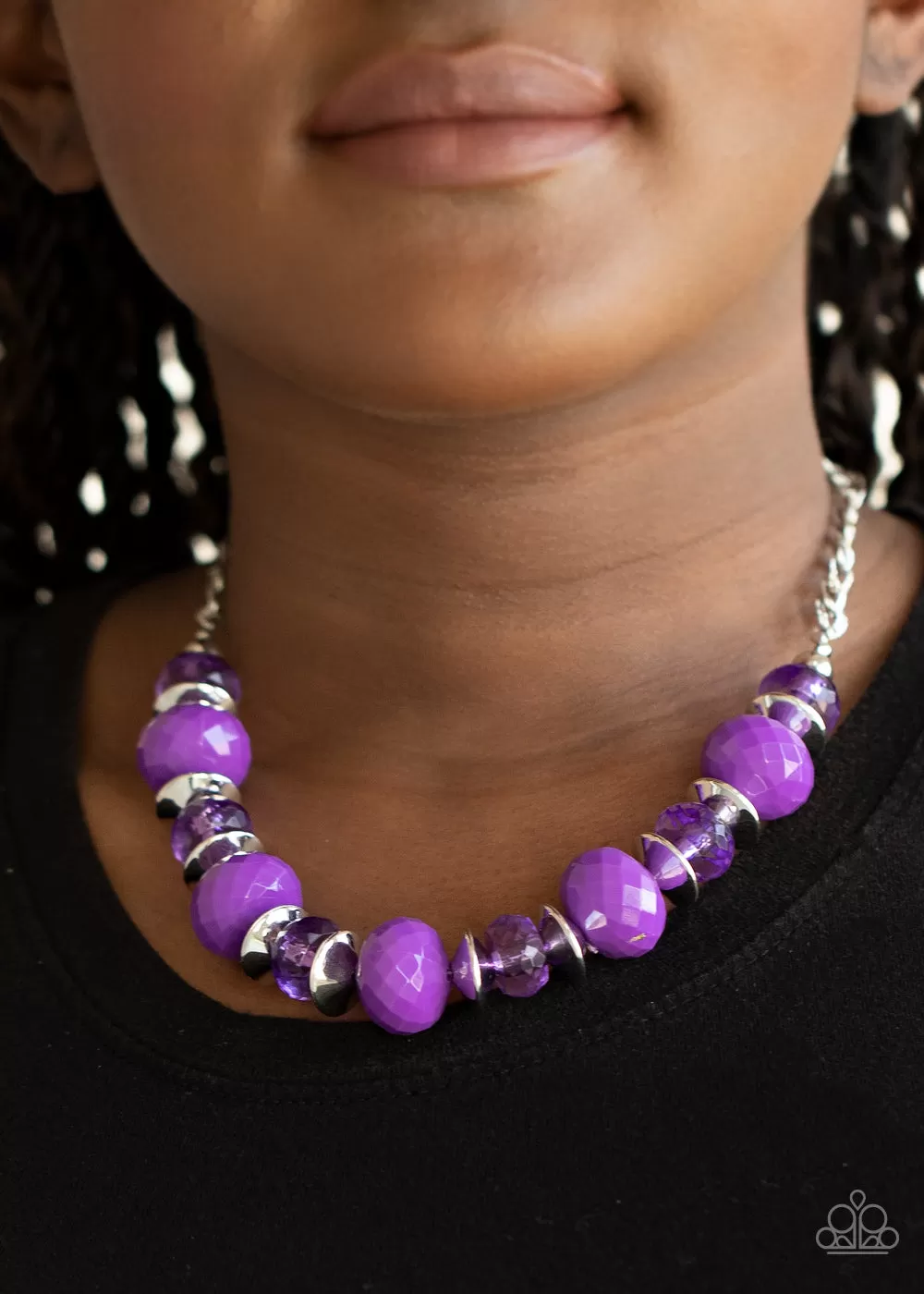 Paparazzi Accessories - Hollywood Gossip - Purple Necklace