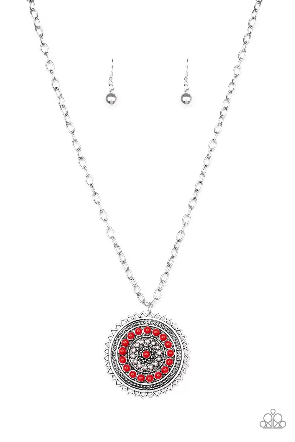 Paparazzi Accessories - Lost SOL - Red Necklace