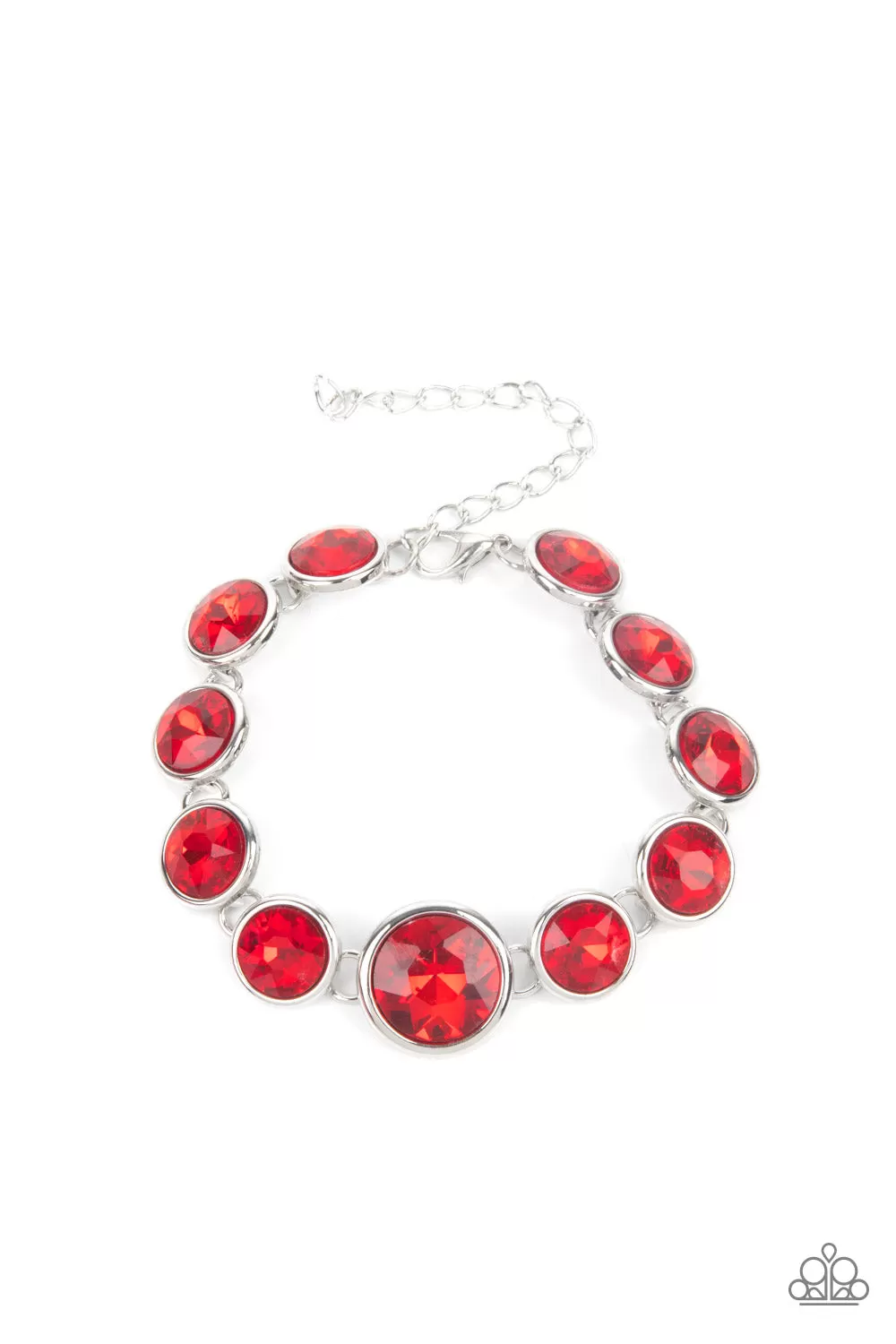 Paparazzi Accessories - Lustrous Luminosity - Red Bracelet