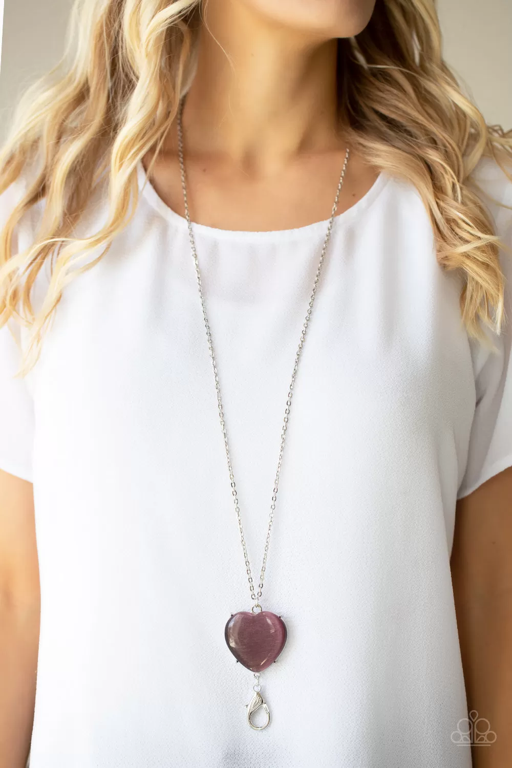 Paparazzi Accessories - Warmhearted Glow - Purple Necklace