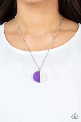 Paparazzi Elegantly Eclipsed - Purple Necklace