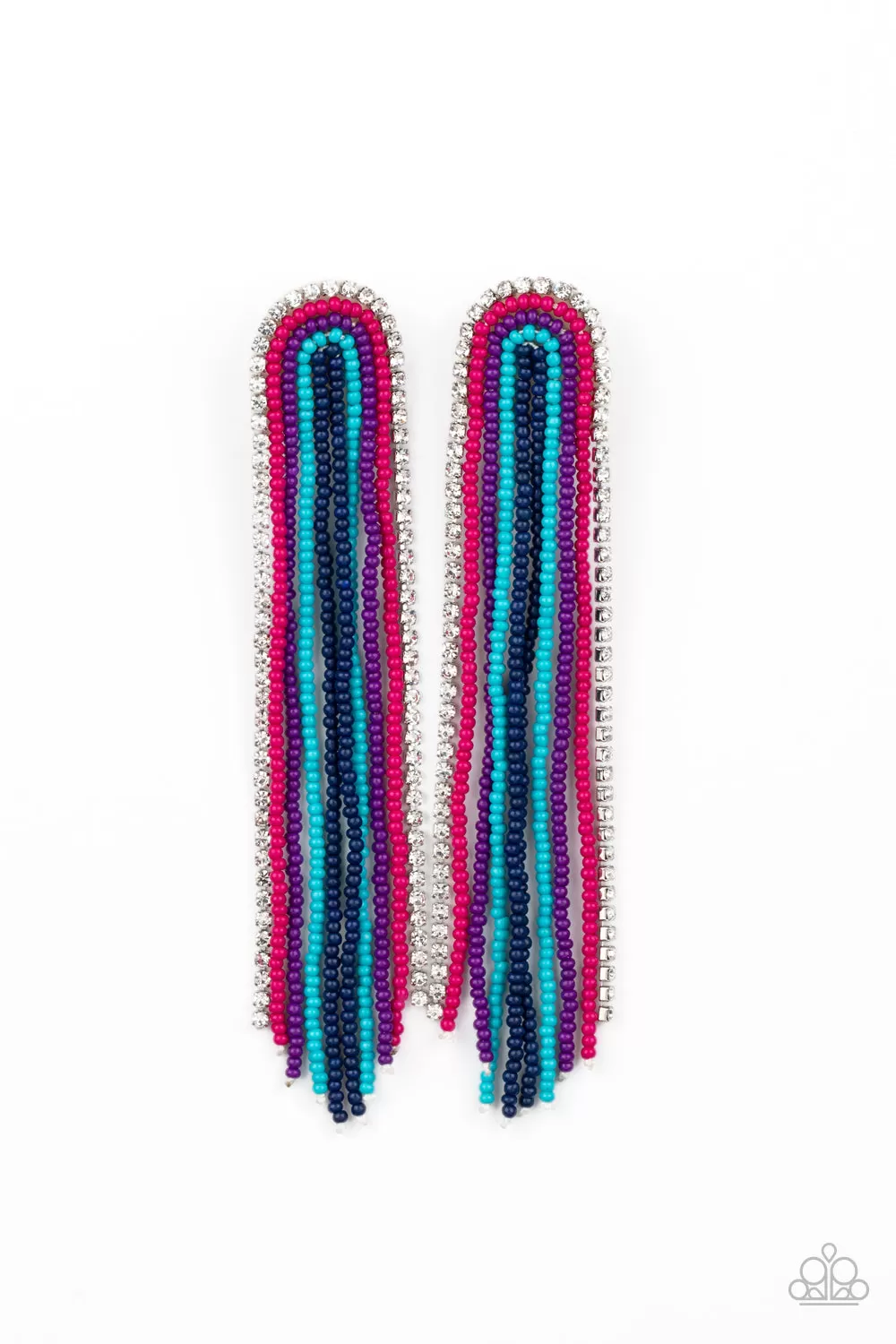 Paparazzi Let There BEAD Light - Multi Seed Beads Post Earrings