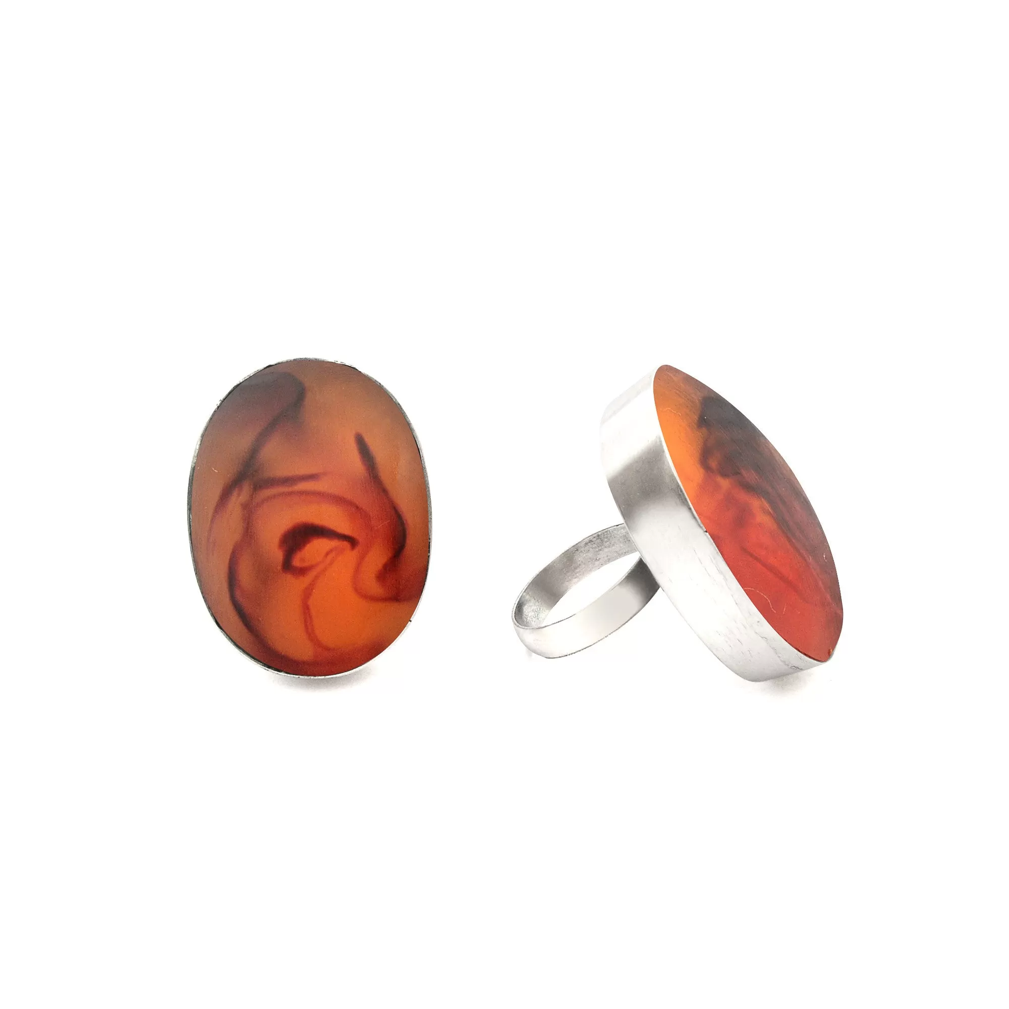 Paradiso Stainless Resin Ring