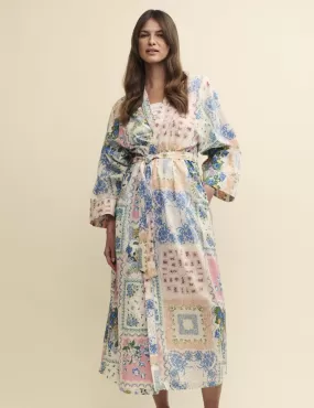 Patchwork Floral Cotton Robe