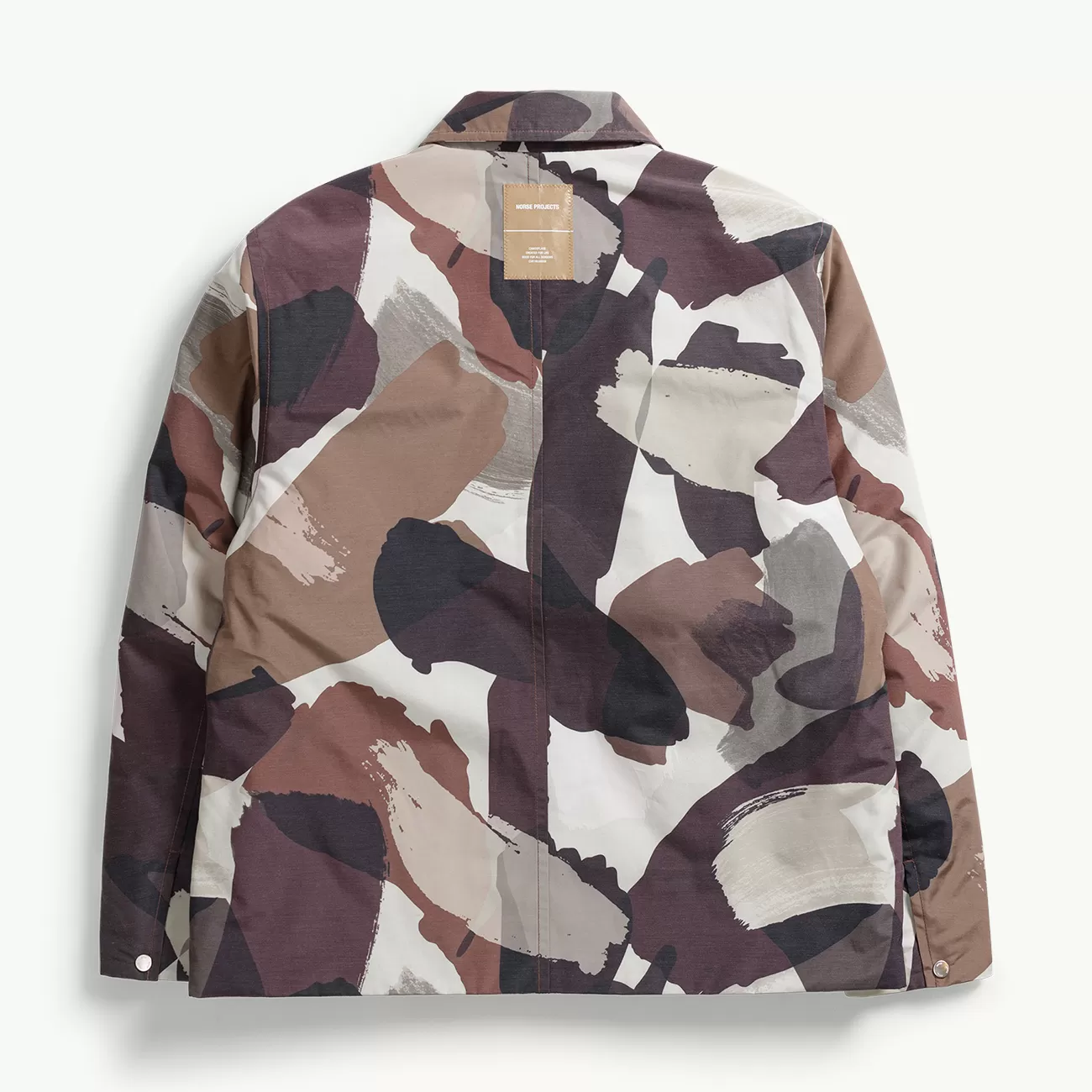 Pelle Camo Nylon Insulated Jacket - Espresso