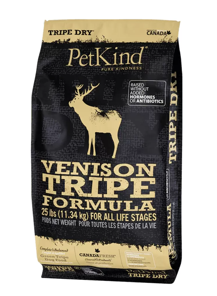 PetKind Green Venison Tripe GF Dog Food