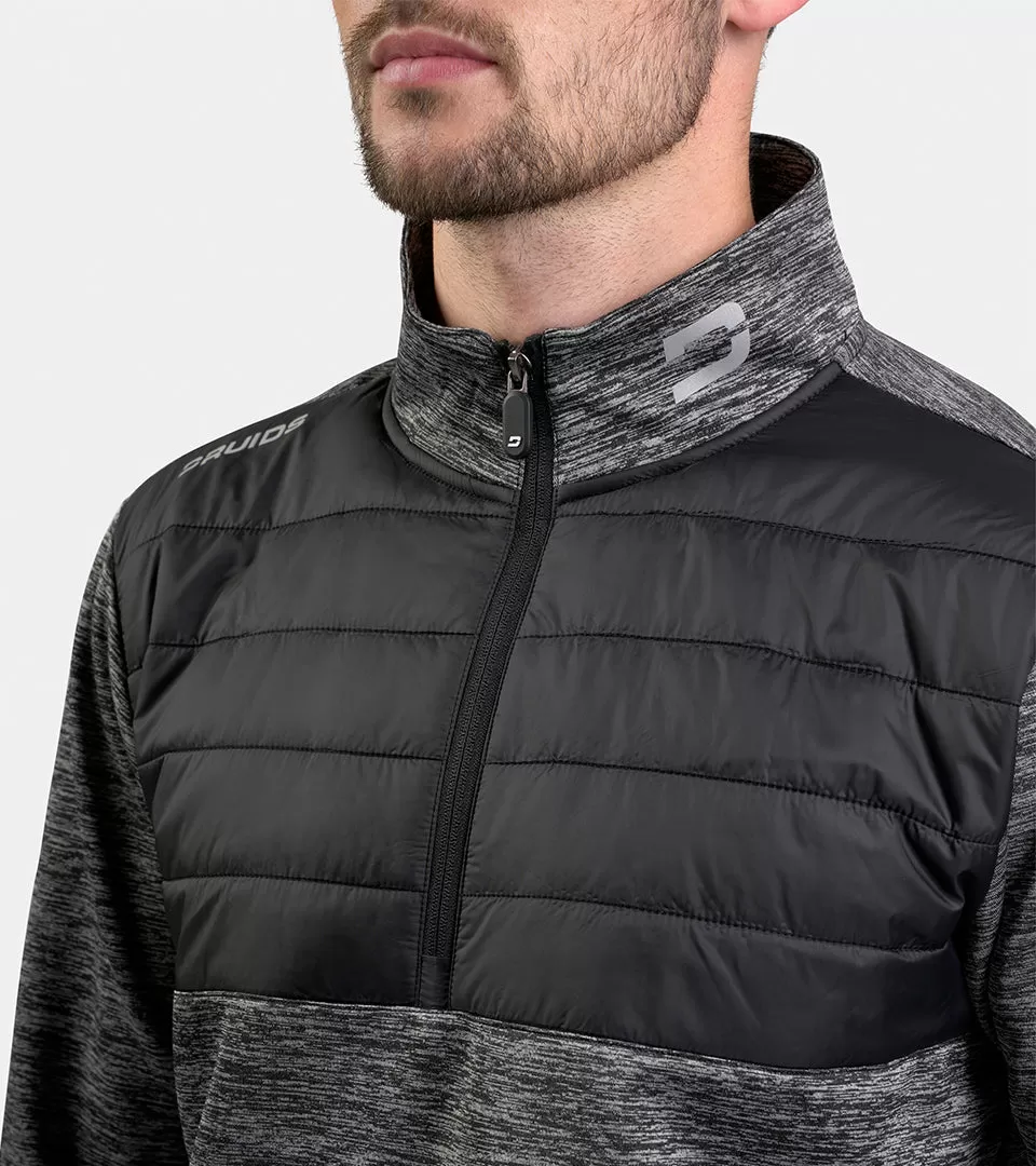 PRO TECH HYBRID MIDLAYER - BLACK