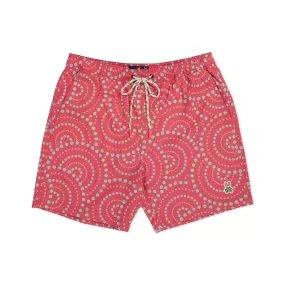 Psycho Bunny Mens Hurell Swim Shorts - Azalea Pink