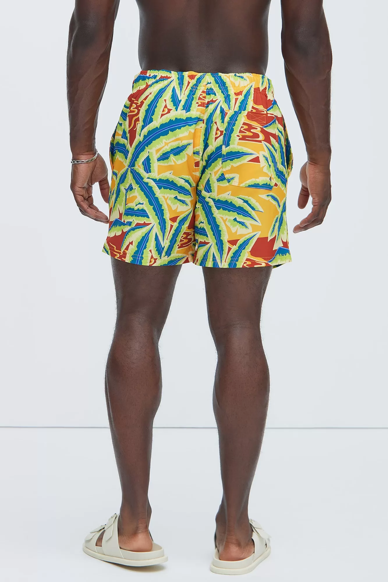 Ramiro Palm Swim Trunks - Multi Color