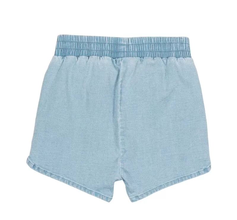 Rock Your Kid - BLUE CHAMBRAY SHORTS