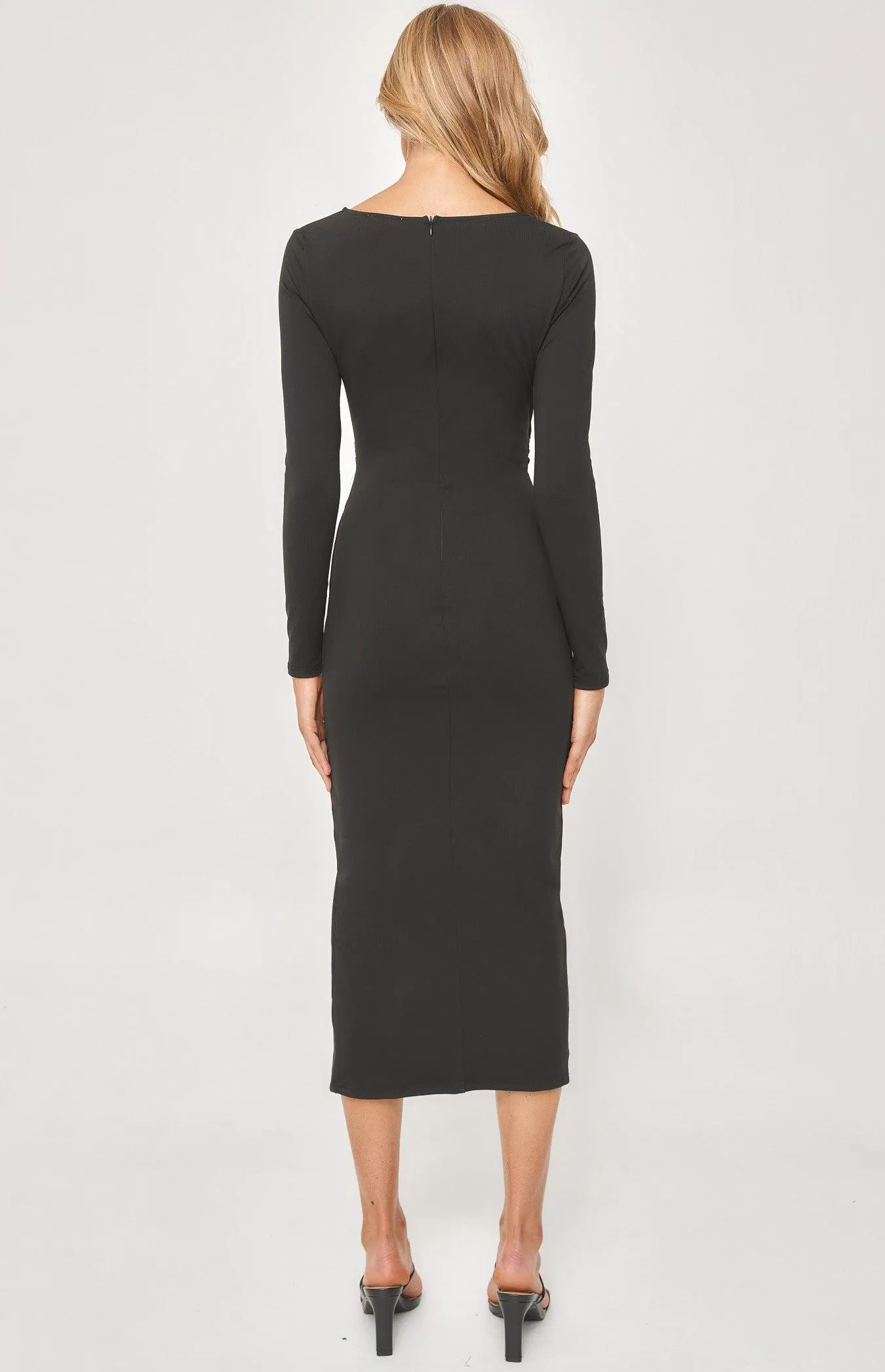 Sabrina Midi Dress - Black