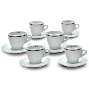 Sara Parole Cappuccino Cups (Set Of 6)