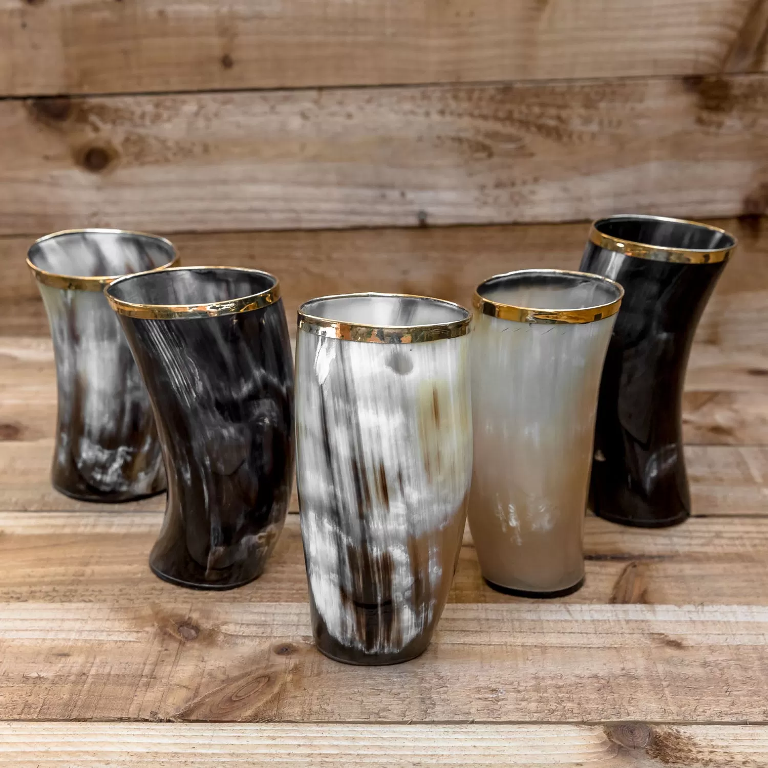 Set of Horn Cups (2)