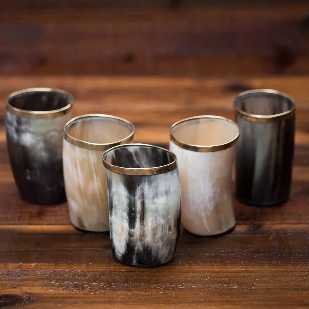 Set of Horn Cups (2)